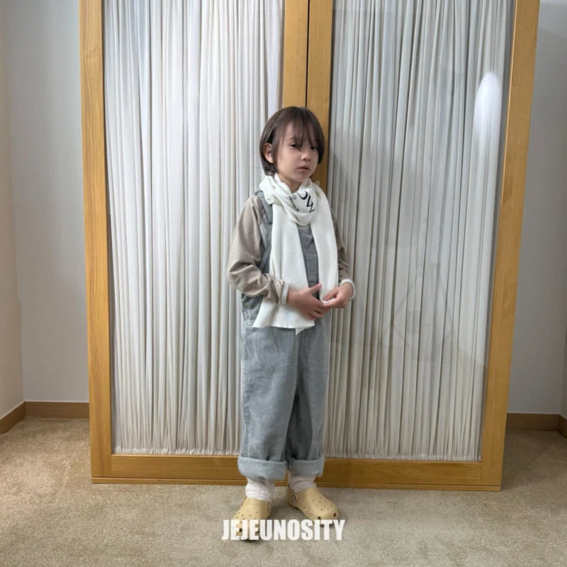 Jejeunosity - Korean Children Fashion - #designkidswear - Corduroy Berry Long Overalls - 5