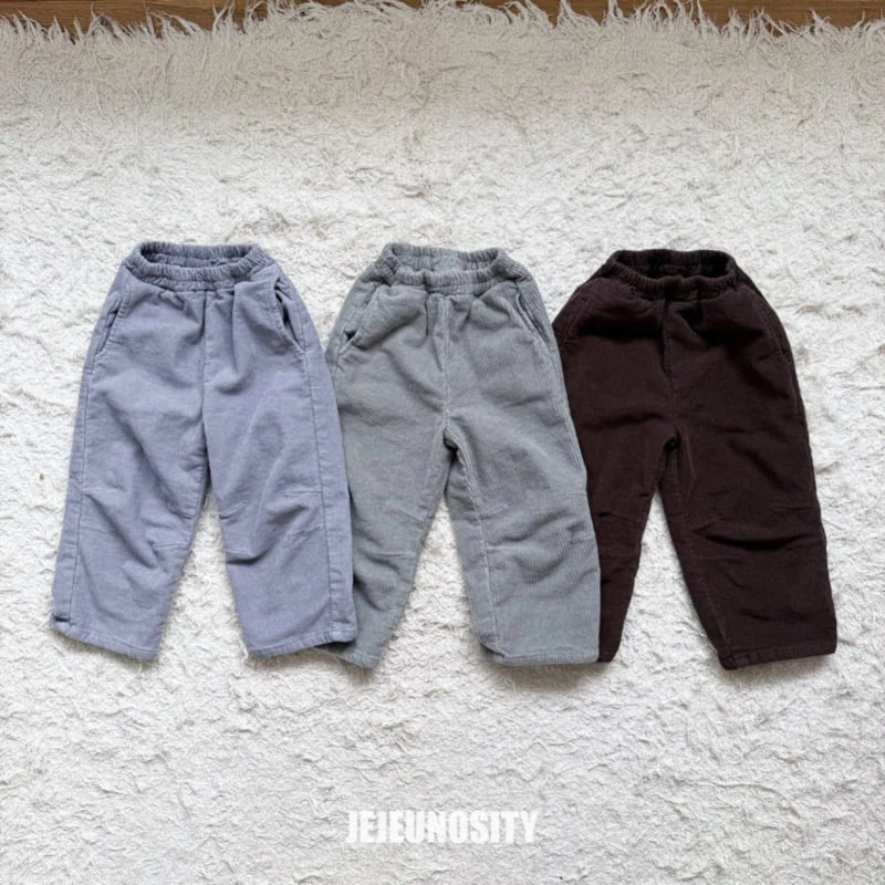 Jejeunosity - Korean Children Fashion - #designkidswear - Dart Corduroy Pants