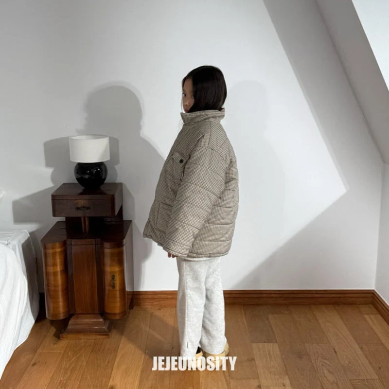 Jejeunosity - Korean Children Fashion - #designkidswear - Checkmate Padding Jacket - 6