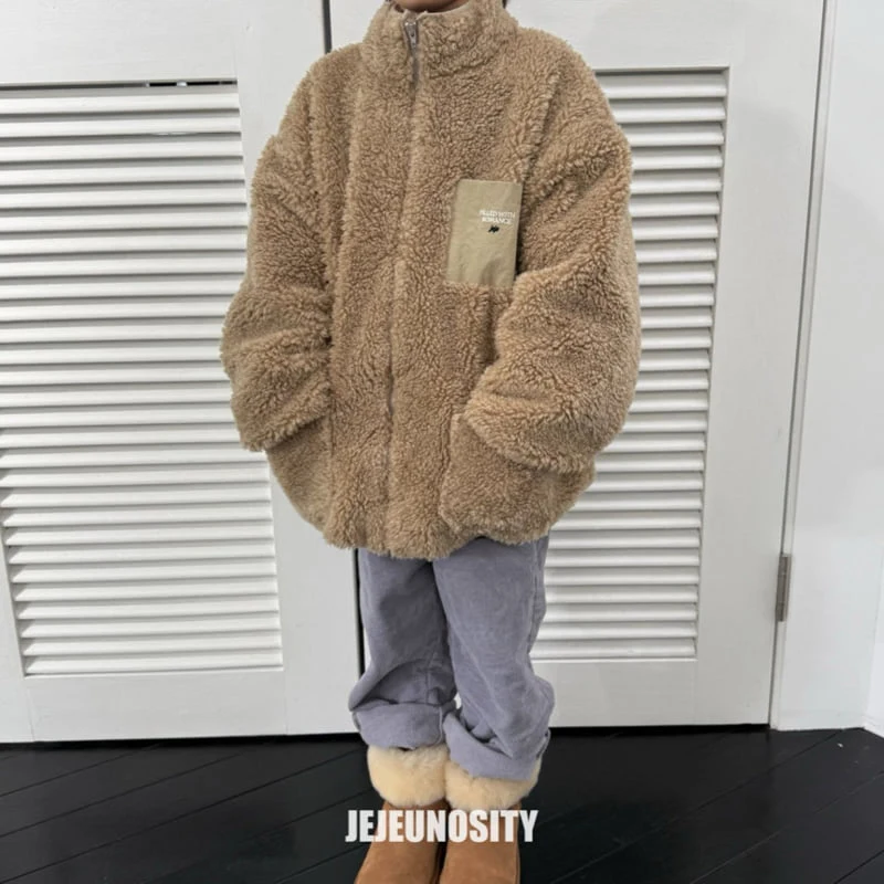 Jejeunosity - Korean Children Fashion - #discoveringself - Fluffy Jacket - 2