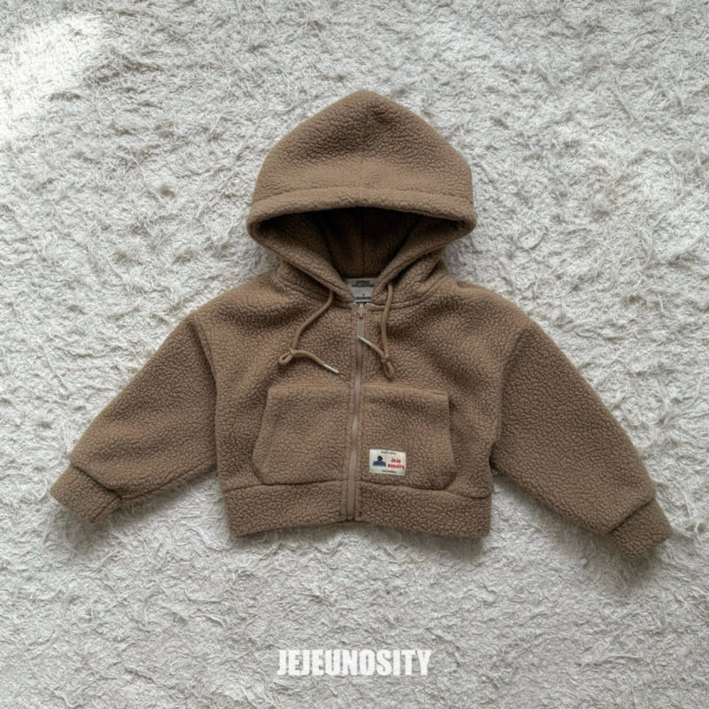 Jejeunosity - Korean Children Fashion - #kidsshorts - Bichon Hooded Zip-up - 3