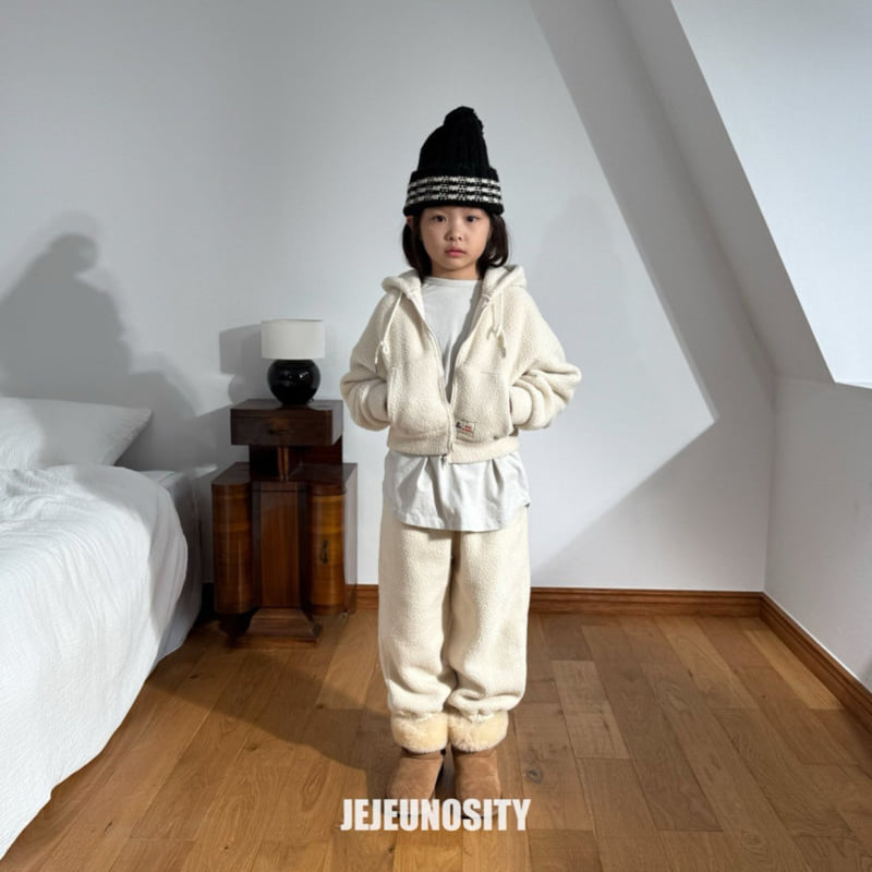 Jejeunosity - Korean Children Fashion - #kidsshorts - Bichon Hooded Zip-up - 4