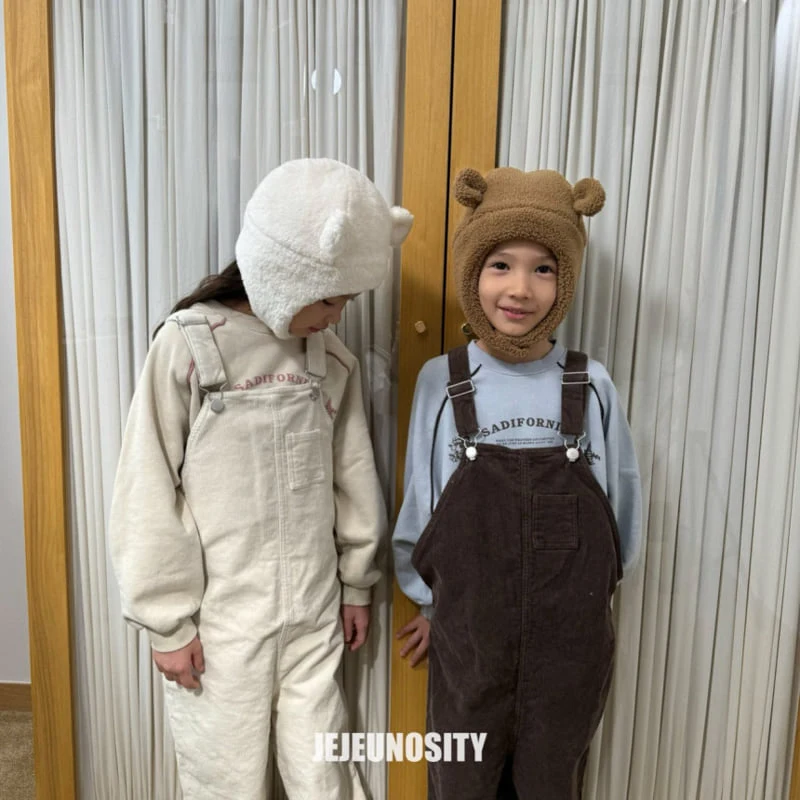 Jejeunosity - Korean Children Fashion - #kidzfashiontrend - Corduroy Berry Long Overalls - 10