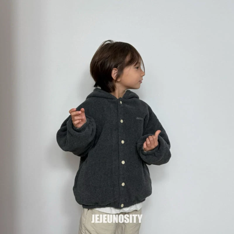 Jejeunosity - Korean Children Fashion - #littlefashionista - Clap Hooded Jacket - 10