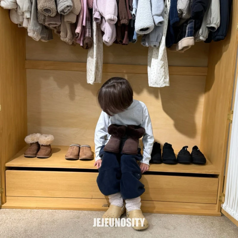 Jejeunosity - Korean Children Fashion - #littlefashionista - Fleece Style Pants - 6