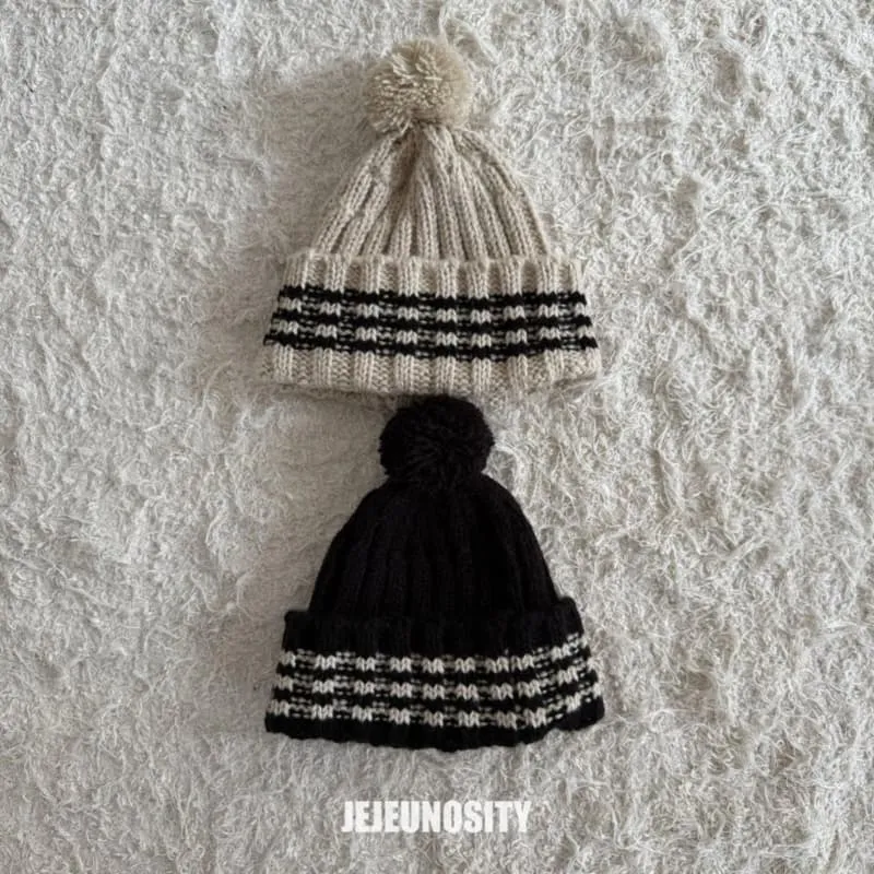 Jejeunosity - Korean Children Fashion - #magicofchildhood - Knit Ball Beanie - 2