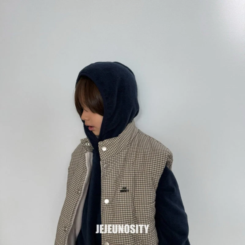 Jejeunosity - Korean Children Fashion - #prettylittlegirls - Checkmate Padded Vest - 8