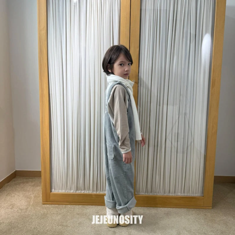 Jejeunosity - Korean Children Fashion - #stylishchildhood - Corduroy Berry Long Overalls - 2