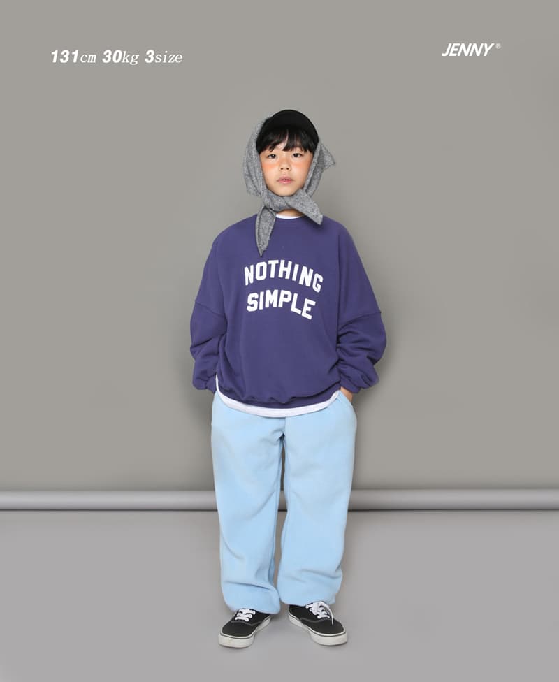 Jenny Basic - Korean Children Fashion - #discoveringself - Label Fleece Pants - 2