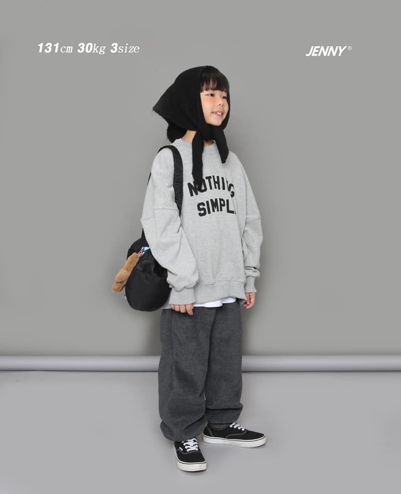 Jenny Basic - Korean Children Fashion - #kidzfashiontrend - Label Fleece Pants - 6