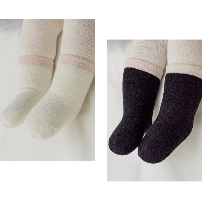 Kids Clara - Korean Baby Fashion - #babyboutique - Timmy Winter Baby Socks (set of 5) - 3