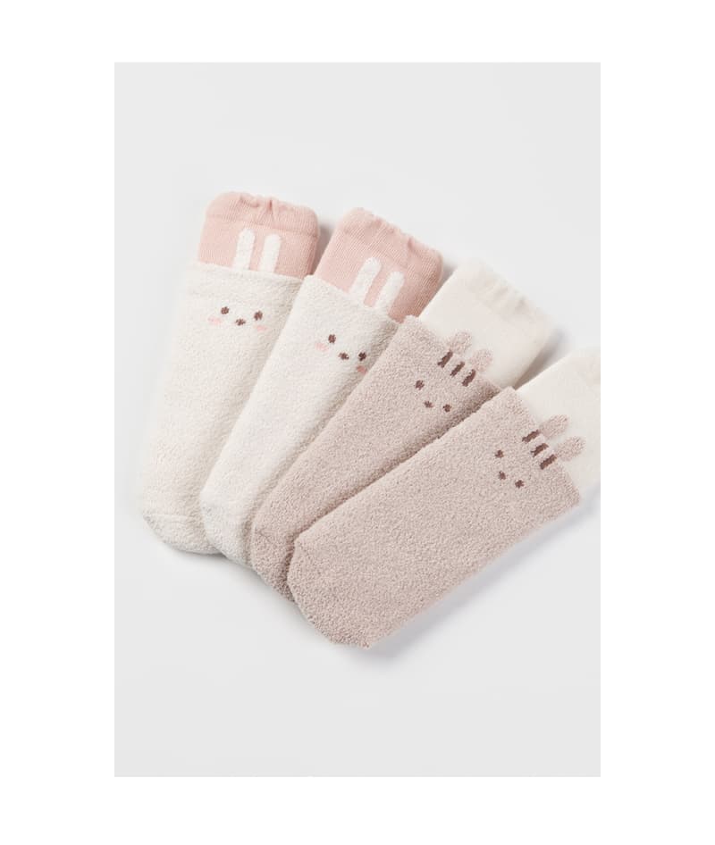 Kids Clara - Korean Baby Fashion - #babyboutique - Tory Baby Knee Socks Set (set of 5) - 4