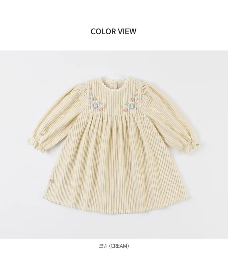 Kids Clara - Korean Baby Fashion - #babyboutique - Biela Baby Dress - 8