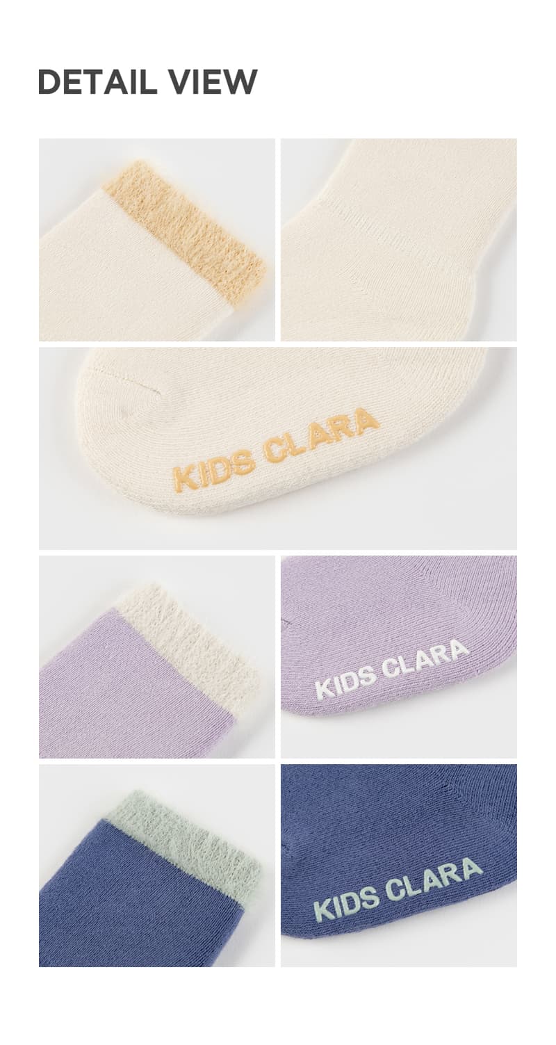 Kids Clara - Korean Baby Fashion - #babyboutique - Vance Winter Baby Socks Set (set of 5) - 7