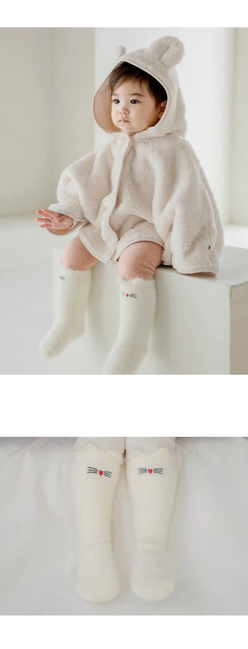 Kids Clara - Korean Baby Fashion - #babyboutique - Coco Winter Baby Knee Socks (set of 5) - 2