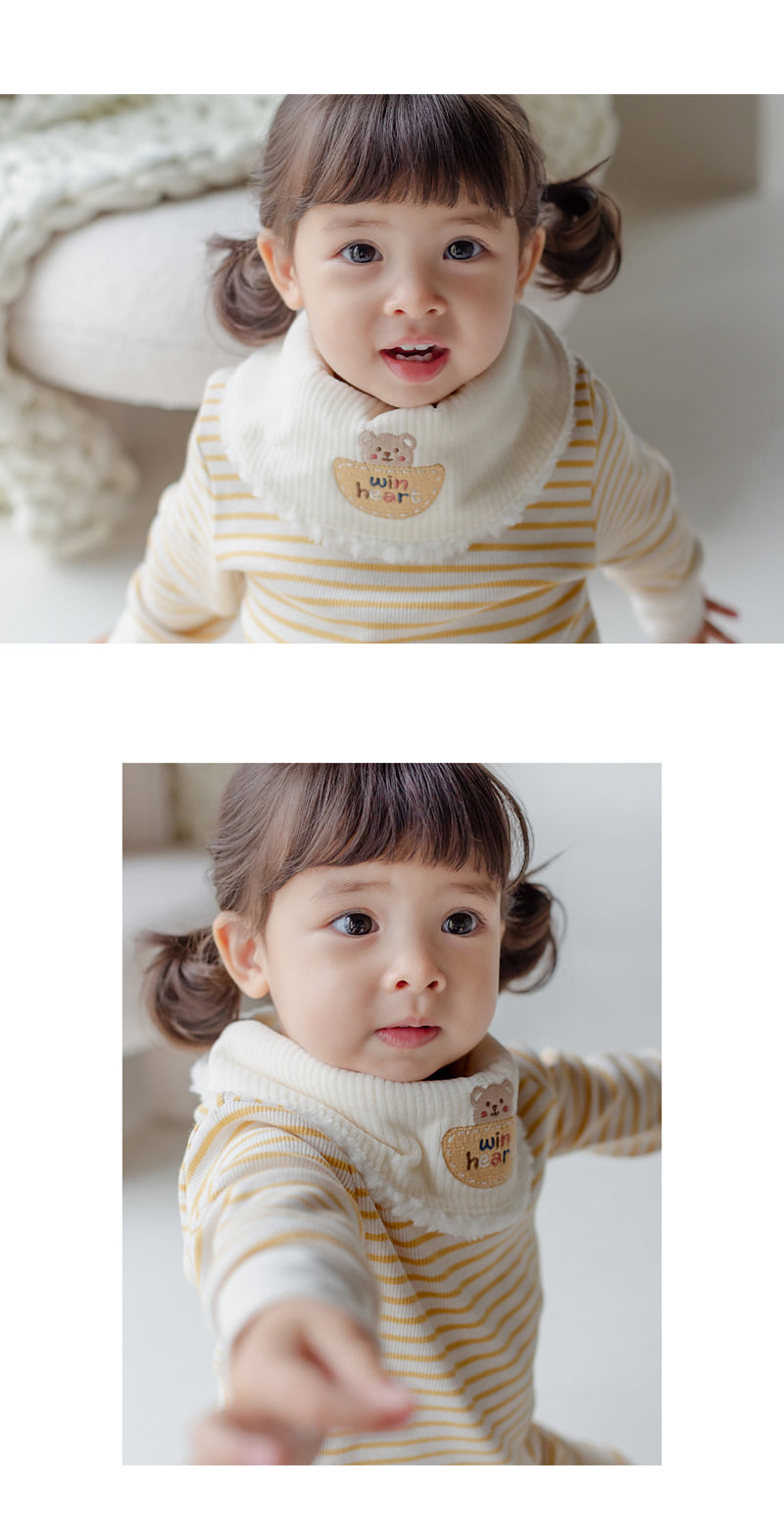 Kids Clara - Korean Baby Fashion - #onlinebabyshop - Mir Snow Baby Banana Bibs - 4