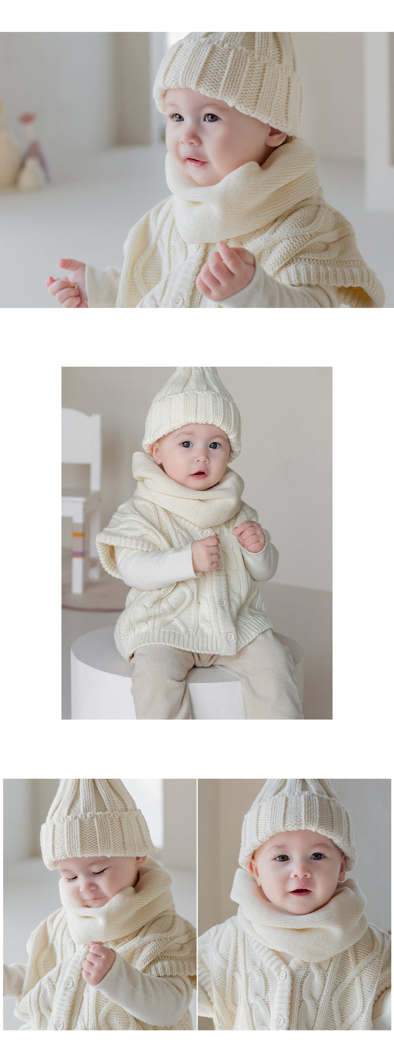 Kids Clara - Korean Baby Fashion - #babyboutique - New Caramel Basic Baby Warmer-R - 4