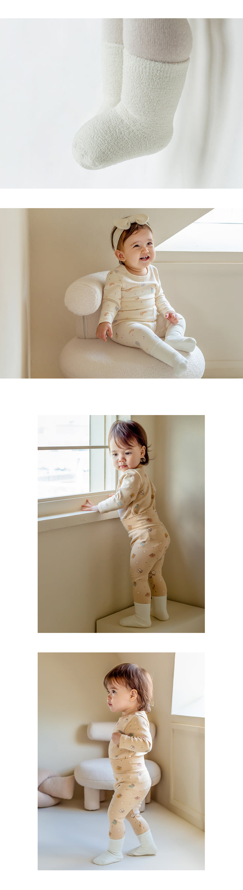 Kids Clara - Korean Baby Fashion - #babyboutique - Timmy Basic Winter Baby Socks (set of 5) - 4