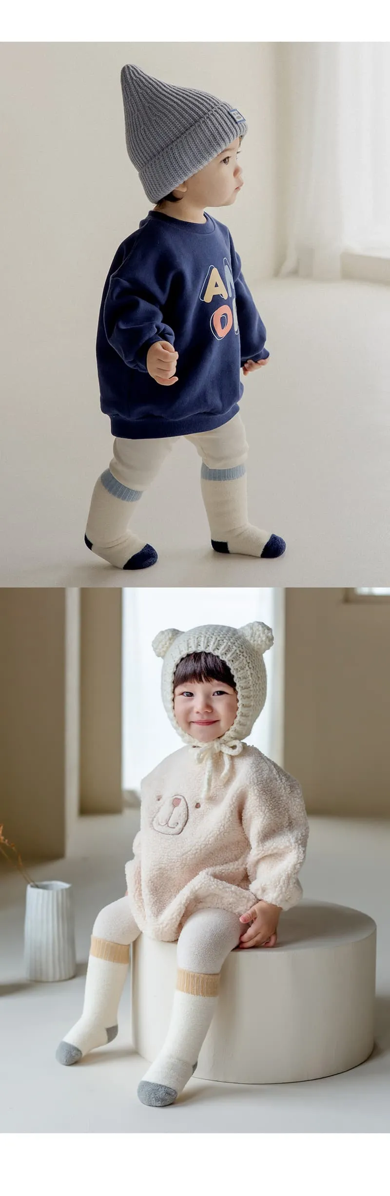 Kids Clara - Korean Baby Fashion - #babyboutiqueclothing - Marty Baby Knee Socks (set of 5) - 3