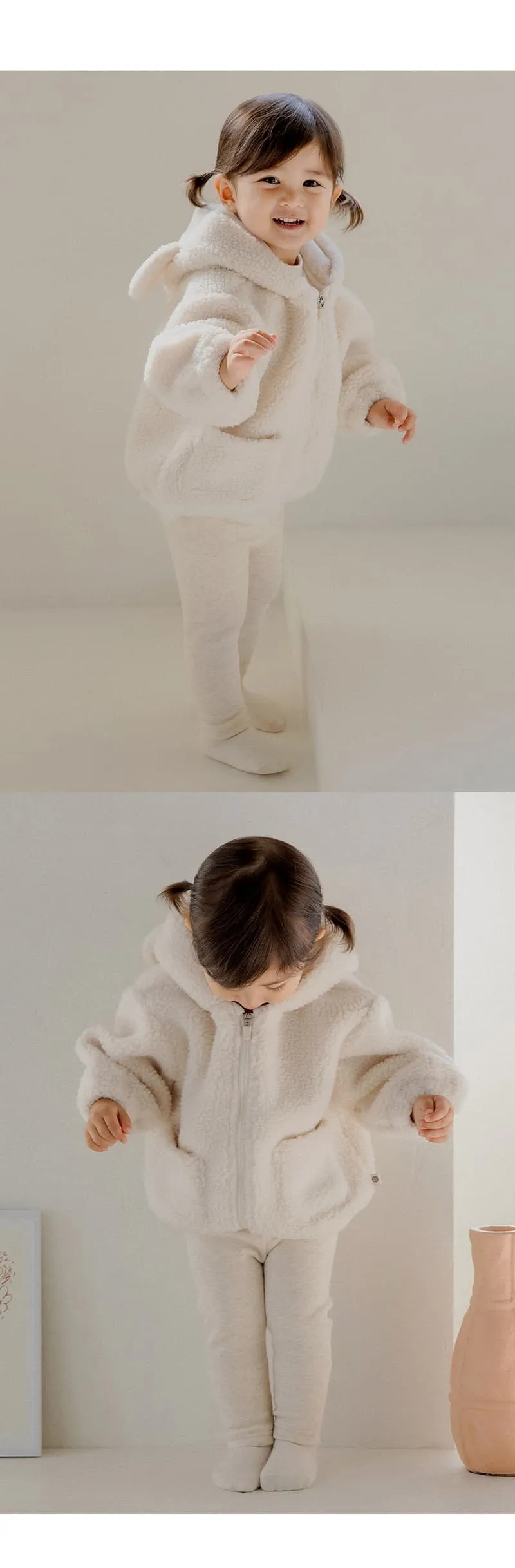 Kids Clara - Korean Baby Fashion - #babyboutiqueclothing - New Harpo Fleece Baby Leggings - 3