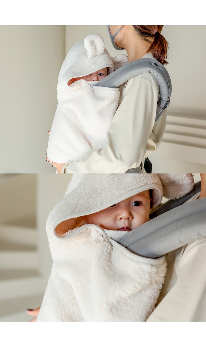 Kids Clara - Korean Baby Fashion - #babyboutiqueclothing - Dayni Fleece Baby Cape - 5