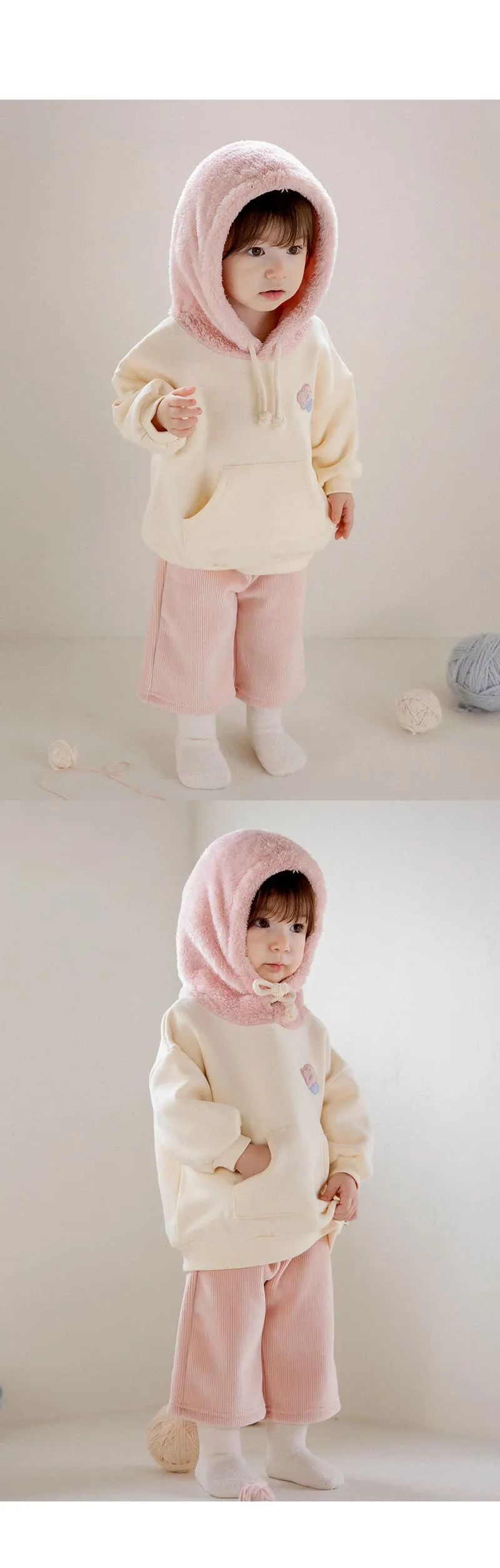 Kids Clara - Korean Baby Fashion - #babyboutiqueclothing - Tene Double Velour Baby Pants - 6