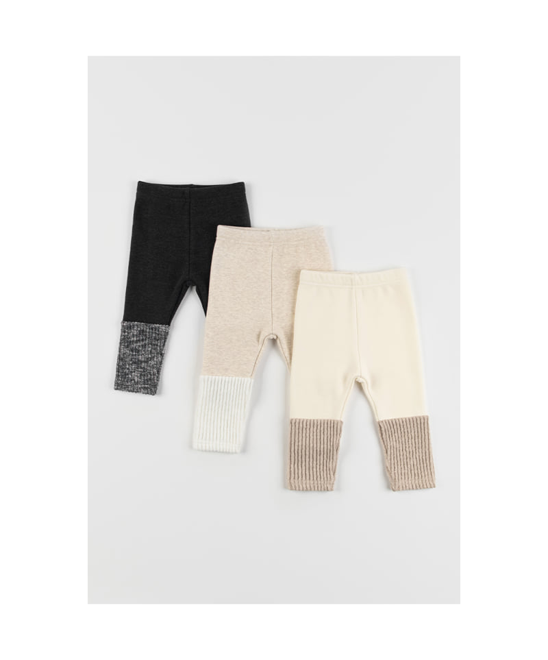 Kids Clara - Korean Baby Fashion - #babyclothing - Kai Fleece Baby Leggings - 3