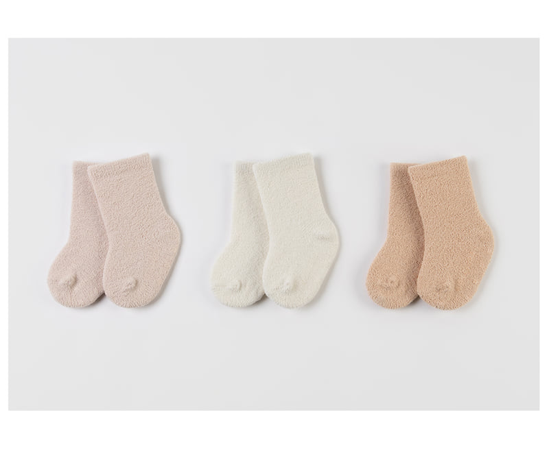 Kids Clara - Korean Baby Fashion - #babyclothing - Timmy Basic Winter Baby Socks (set of 5) - 5