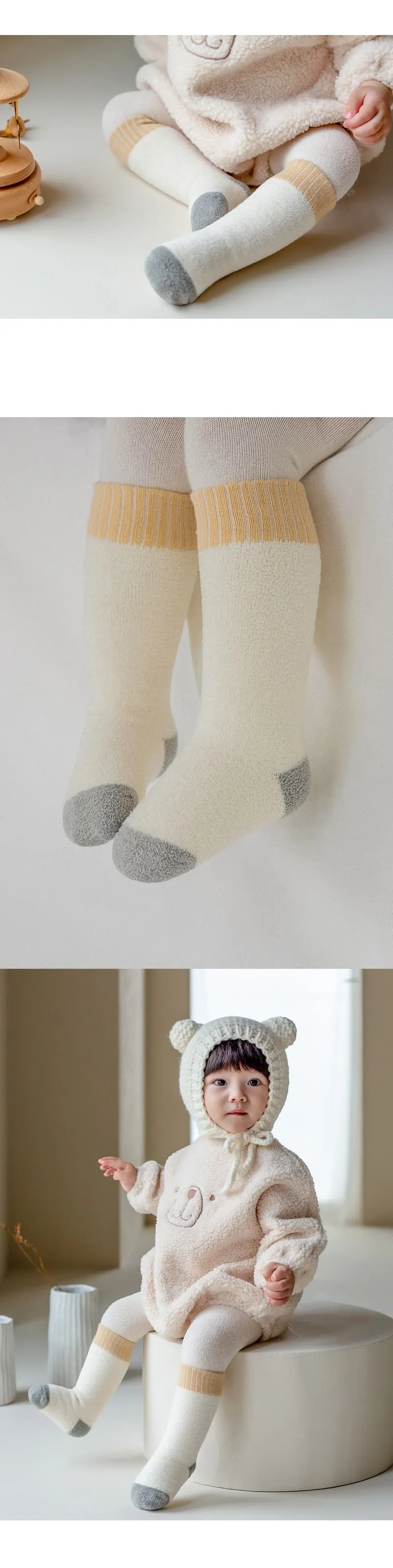 Kids Clara - Korean Baby Fashion - #babyboutiqueclothing - Marty Baby Knee Socks (set of 5) - 4