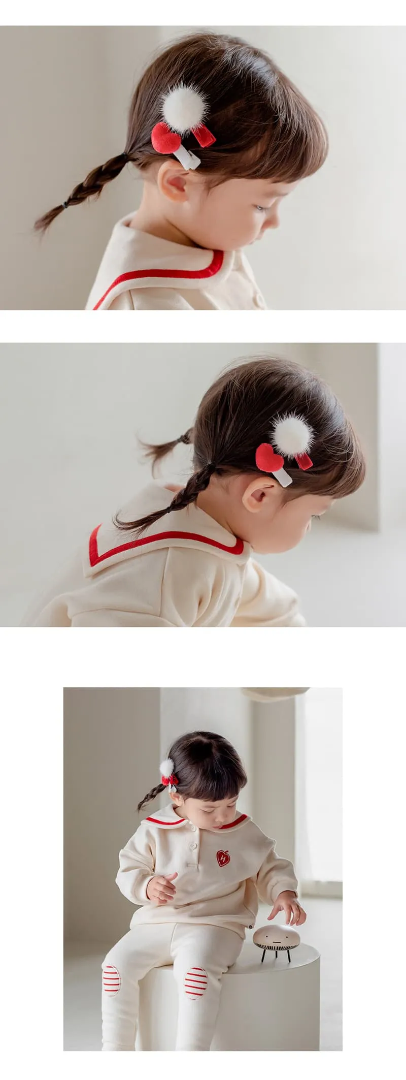 Kids Clara - Korean Baby Fashion - #babyclothing - Laia Mini Baby Hairpin Set (set of 5) - 4