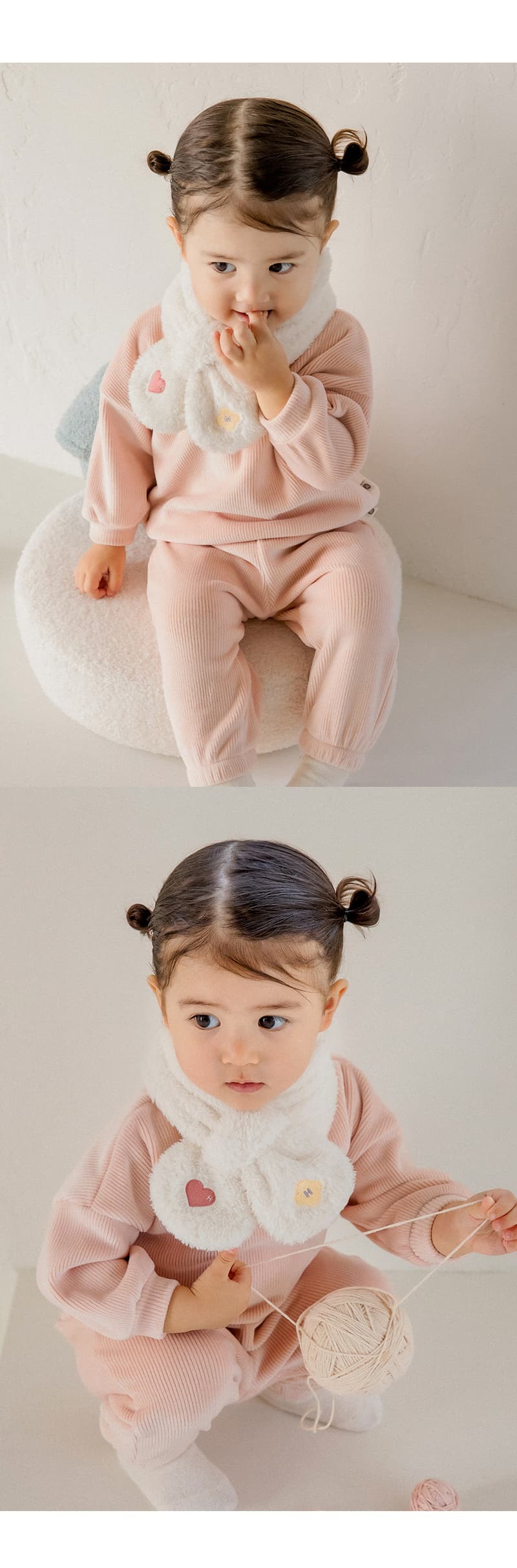 Kids Clara - Korean Baby Fashion - #babyfashion - Nico Snow Baby Necky - 3