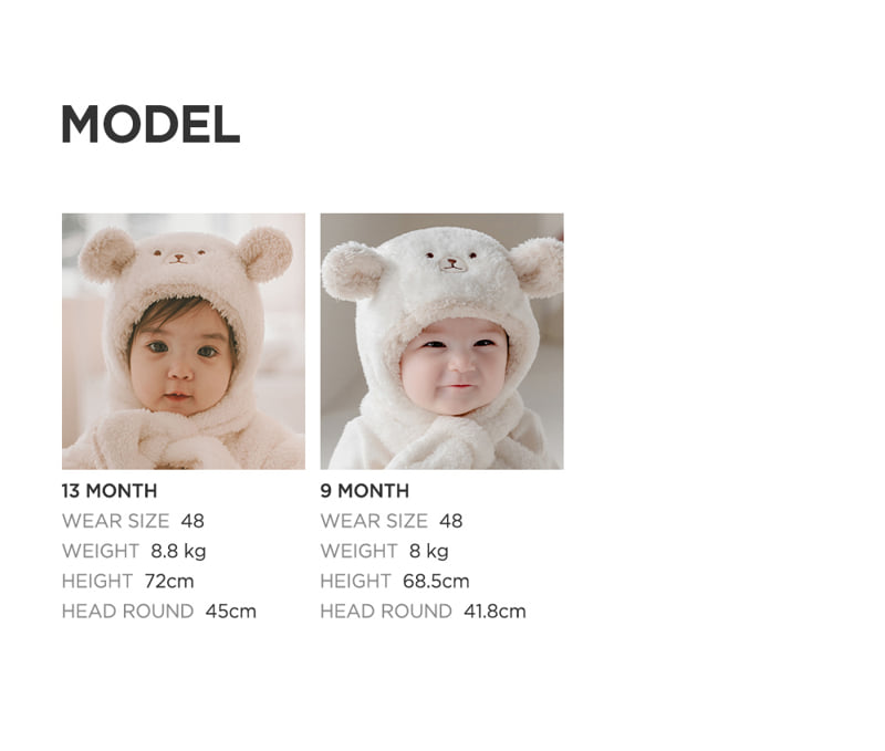 Kids Clara - Korean Baby Fashion - #babyfashion - Acer Baby Balaclava - 10