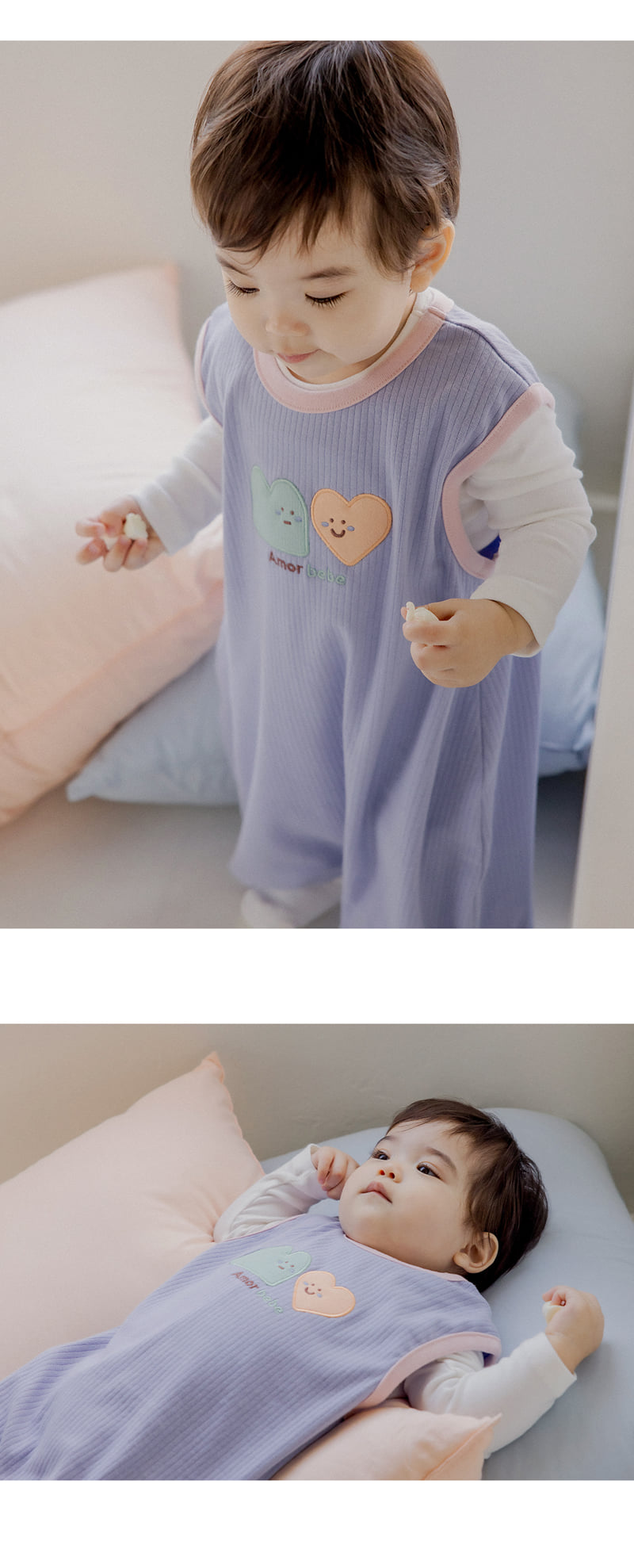 Kids Clara - Korean Baby Fashion - #babyfever - Fine Baby Sleep Vest - 10