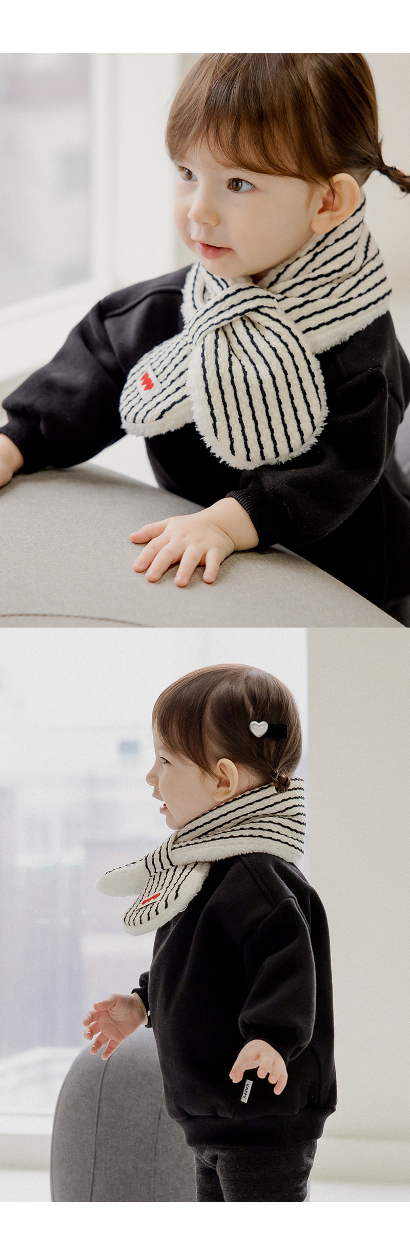 Kids Clara - Korean Baby Fashion - #babyfever - Morris Snow Baby Neki Muffler - 3