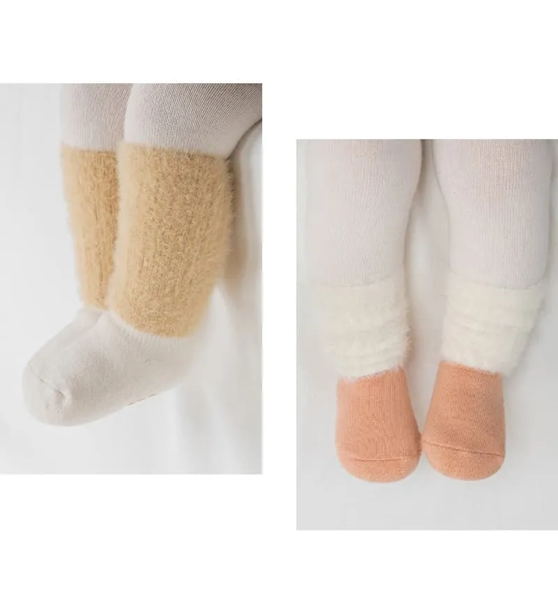 Kids Clara - Korean Baby Fashion - #babyfashion - Milo Winter Baby Socks Set (set of 5) - 4