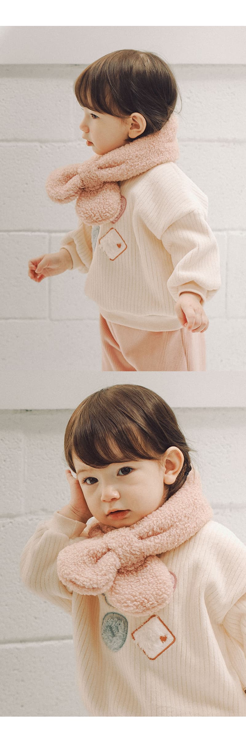 Kids Clara - Korean Baby Fashion - #babyfever - Aubrey Snow Baby Necky - 2