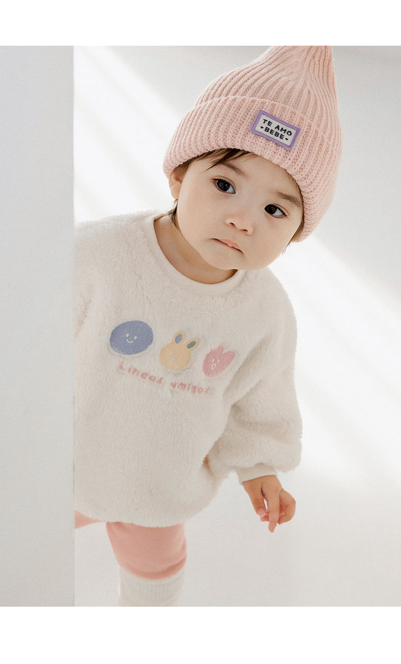 Kids Clara - Korean Baby Fashion - #babyfever - Poe Fleece Baby Set-up - 2