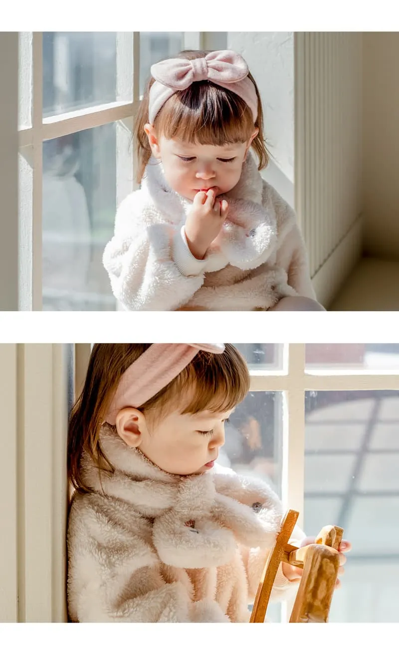 Kids Clara - Korean Baby Fashion - #babygirlfashion - Juri Snow Baby Neckie - 3