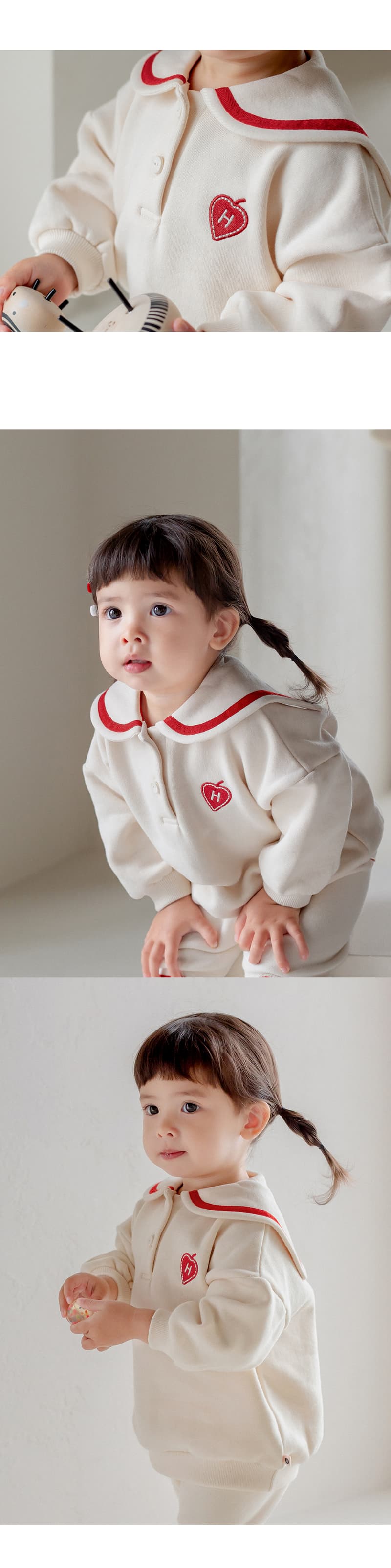 Kids Clara - Korean Baby Fashion - #babygirlfashion - Laia Fleece Baby Sweatshirt - 5