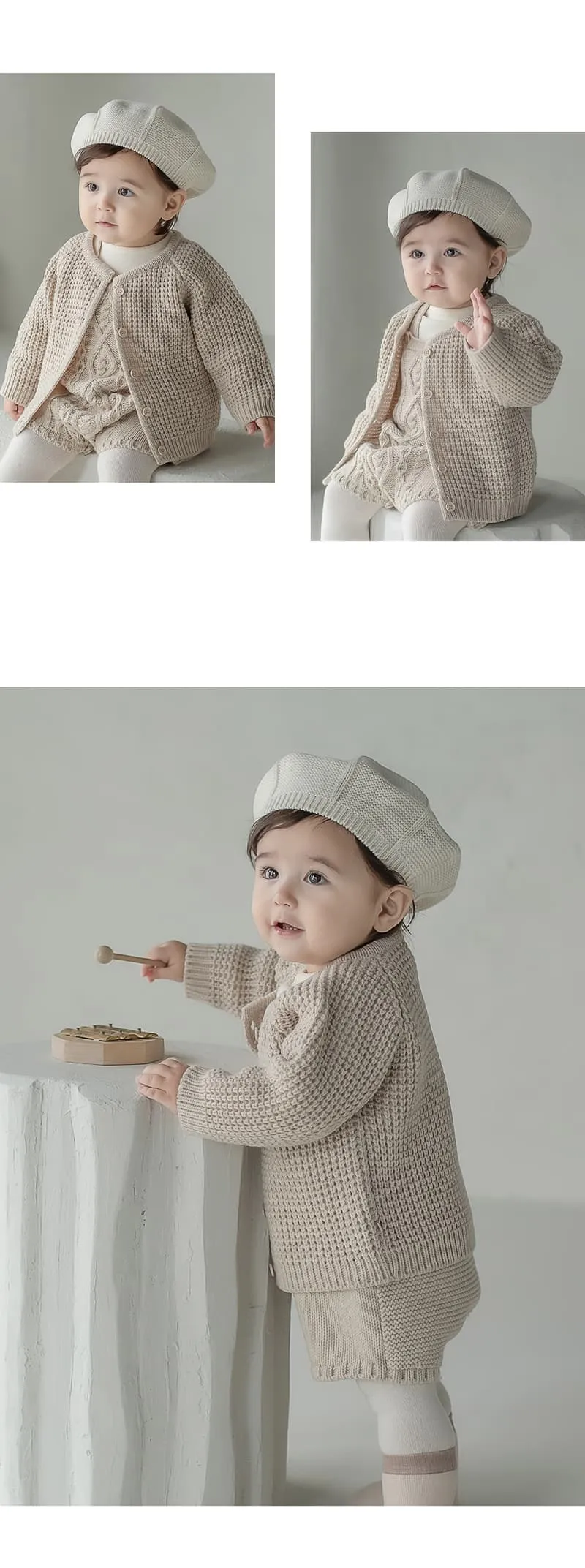 Kids Clara - Korean Baby Fashion - #babyfever - Linda Knit Baby Cardigan - 4