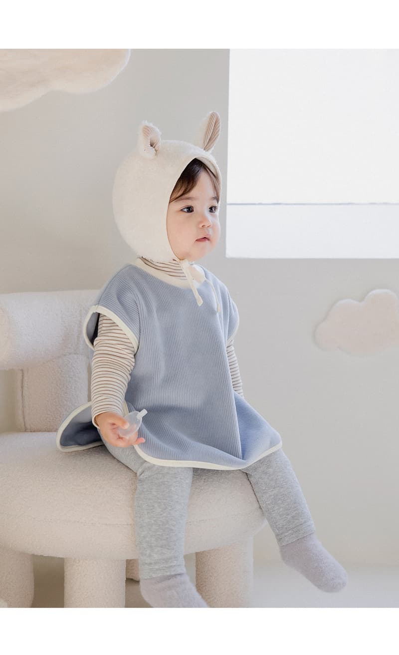 Kids Clara - Korean Baby Fashion - #babygirlfashion - Eli Double Velour Baby Tunic Vest - 8