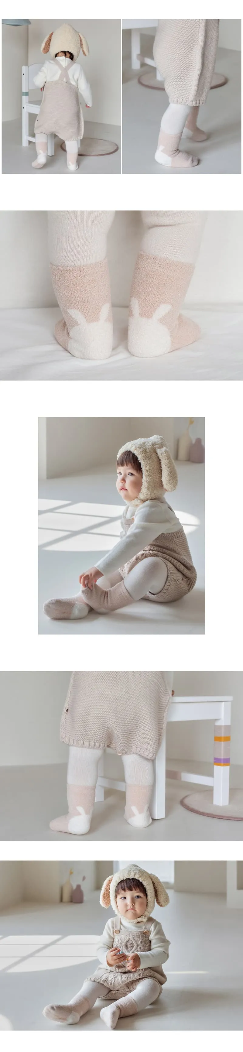 Kids Clara - Korean Baby Fashion - #babylifestyle - Cozy Sleeping Baby Socks Set (set of 5) - 5