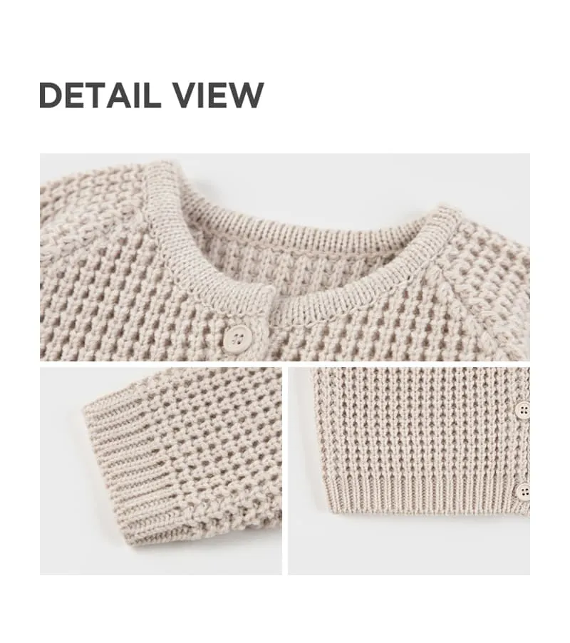 Kids Clara - Korean Baby Fashion - #babylifestyle - Linda Knit Baby Cardigan - 5