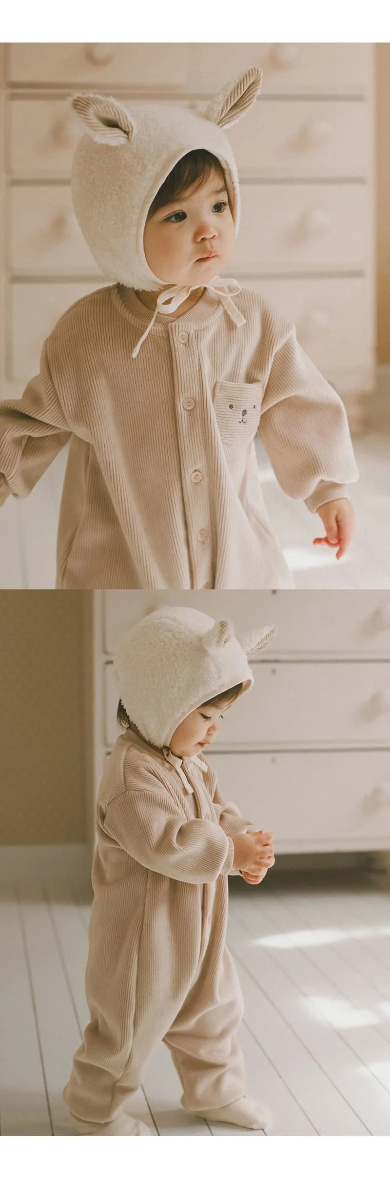 Kids Clara - Korean Baby Fashion - #babylifestyle - Everett Fleece Winter Baby Cap - 3