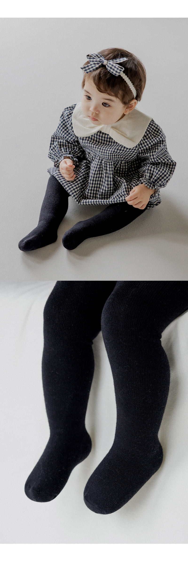 Kids Clara - Korean Baby Fashion - #babyoninstagram - Happy Plain Baby Tights (set of 5) - 2