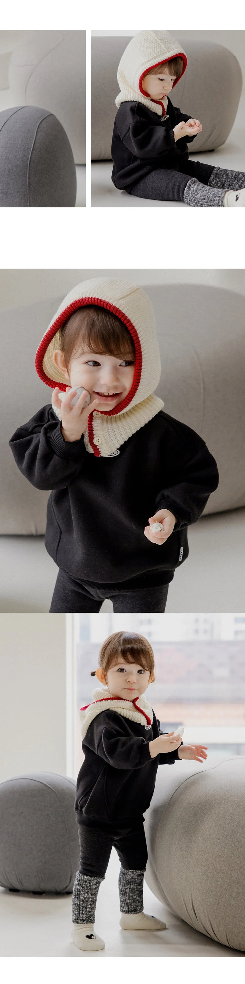 Kids Clara - Korean Baby Fashion - #babylifestyle - Fleece Baby Sweatshirt - 4