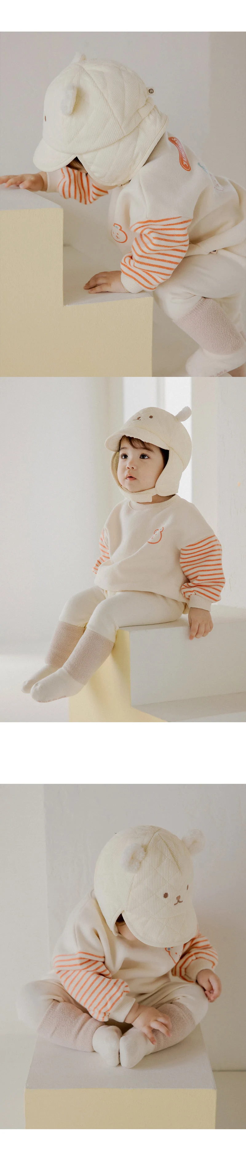 Kids Clara - Korean Baby Fashion - #babylifestyle - Edith Fleece Baby Sweatshirt - 4