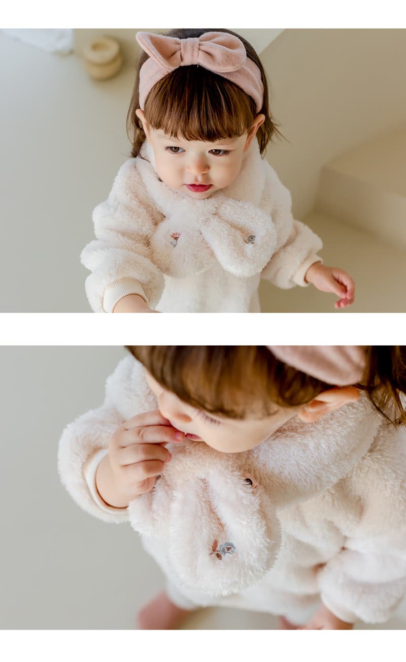 Kids Clara - Korean Baby Fashion - #babyoninstagram - Juri Snow Baby Neckie - 5