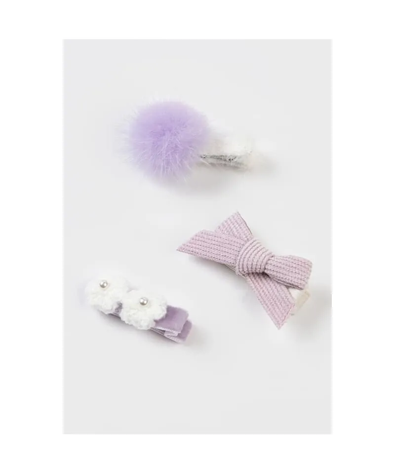 Kids Clara - Korean Baby Fashion - #babyoninstagram - Evelyn Baby Hairpin Set (set of 5) - 3