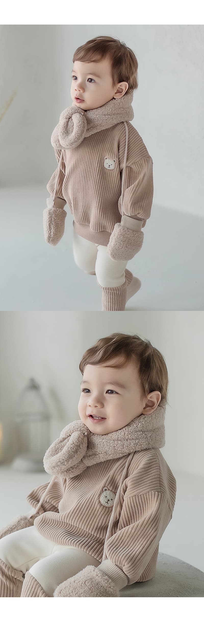 Kids Clara - Korean Baby Fashion - #babyoninstagram - Aubrey Snow Baby Necky - 5